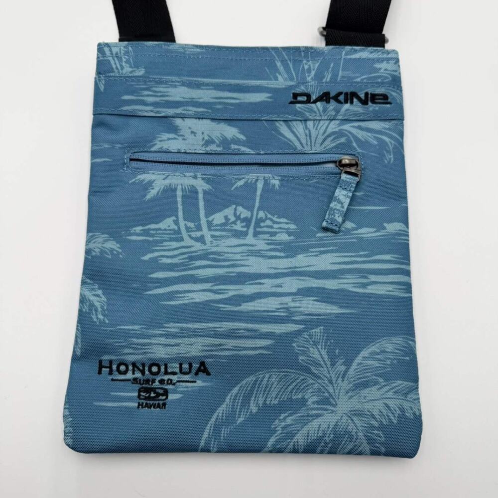 Dakine Honolua Surf Co‎ Hawaiian Print Crossbody Bag Blue Travel Sling Pouch